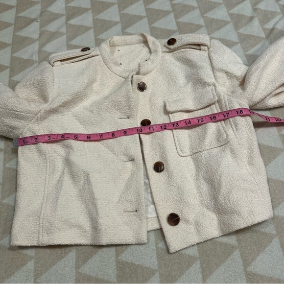 Tanya Taylor Tanya Taylor
Kerrin Bouclé Cotton-Blend Crop Jacket - Picture 6 of 6